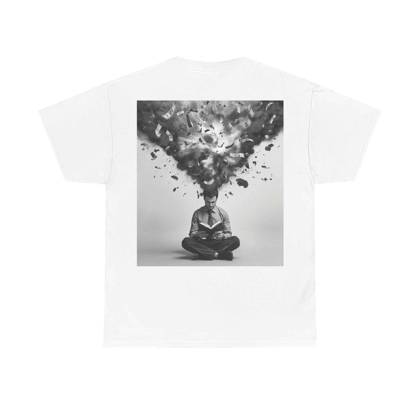 Graphic Tee — "Embrace the Chaos" Mindburst Back Print T-Shirt