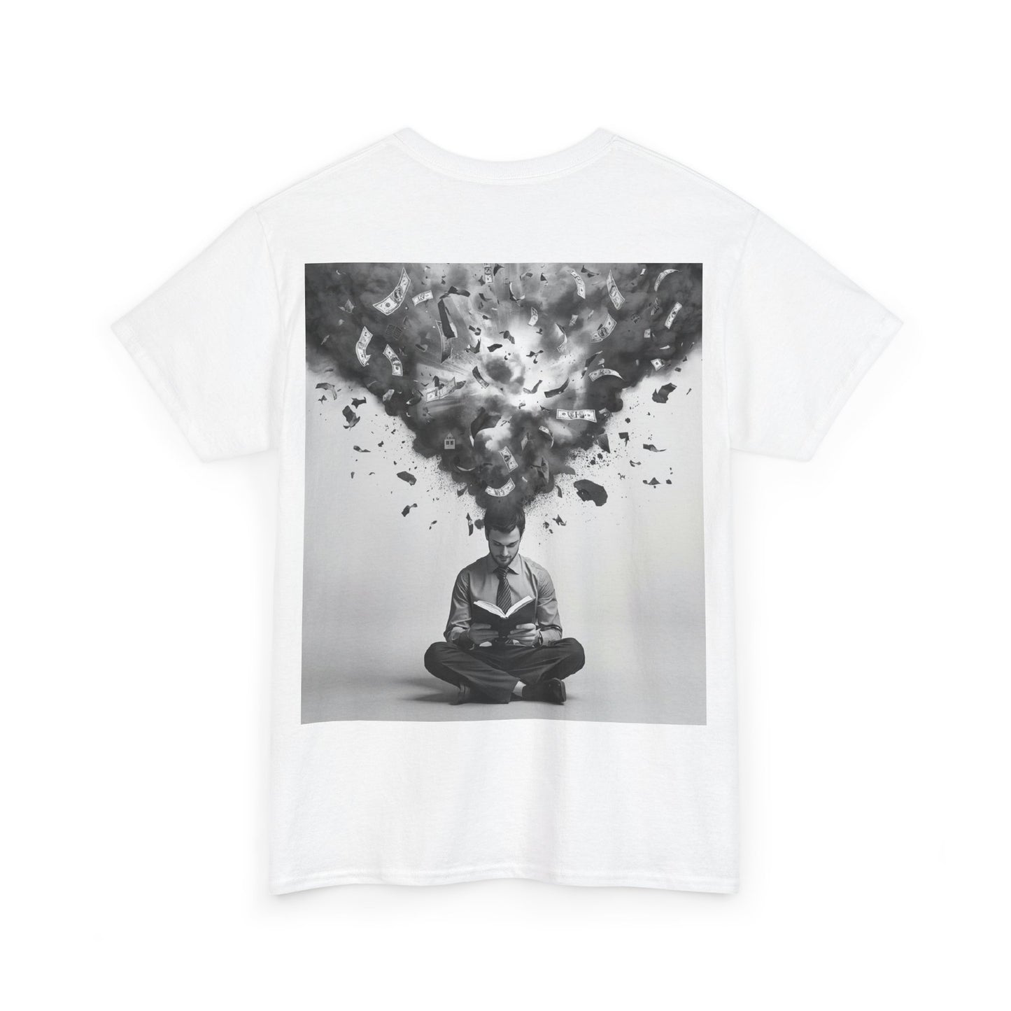 Graphic Tee — "Embrace the Chaos" Mindburst Back Print T-Shirt
